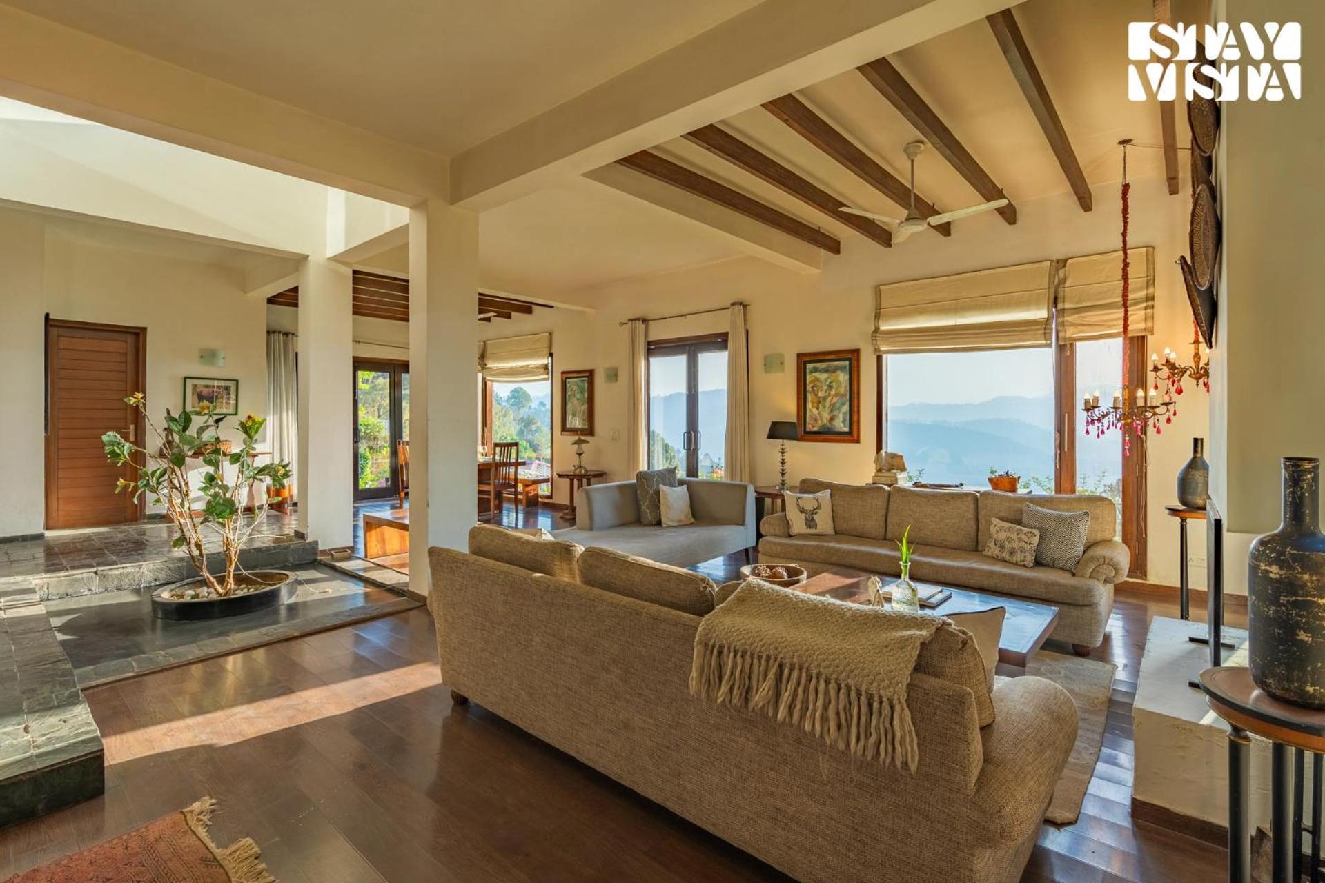 Stayvista At Hillcrest Villa With Valley View, Bonfire And Heater Kasauli Zewnętrze zdjęcie